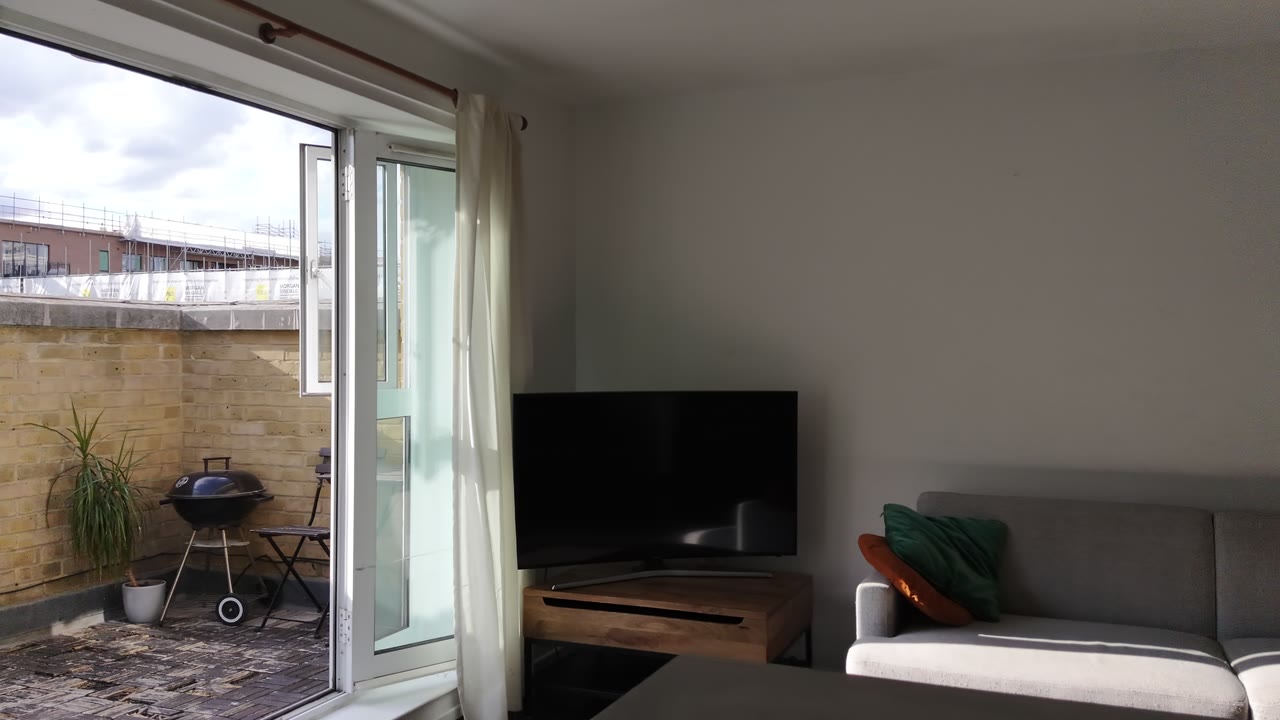 Video view from a balcony